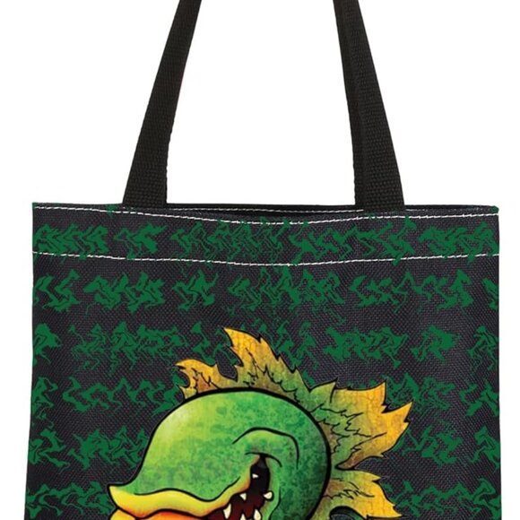 Horror Movie Tote Bag Reusable Plant Shopping Bag Gift for Horror Fans - Picture 1 of 7